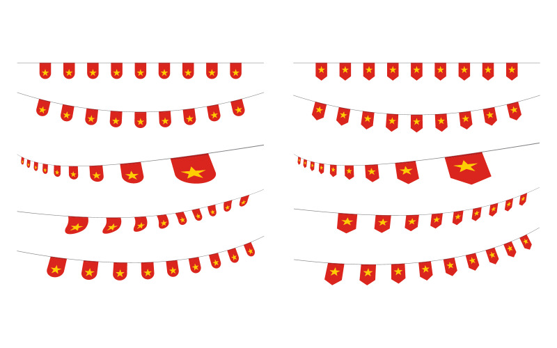 Vietnams politiska självständighetsdag ikonillustration design v.5