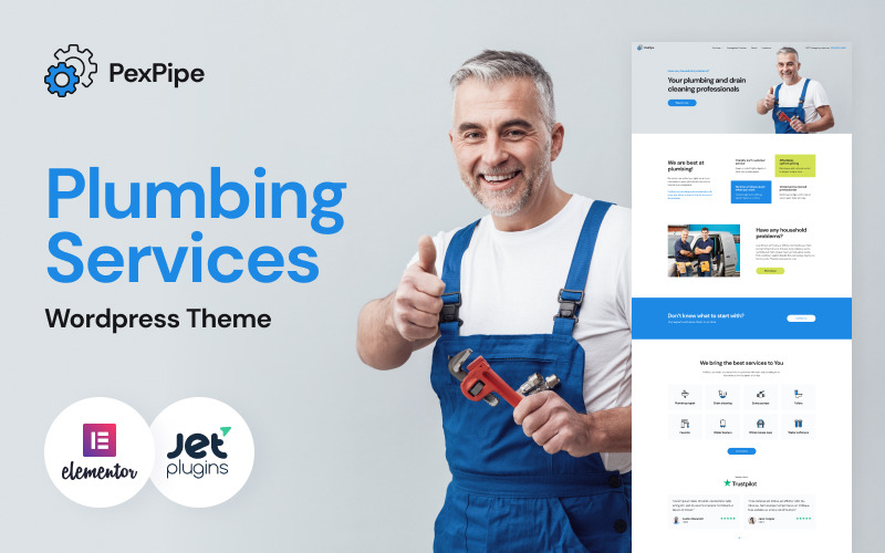 PexPipe - Plumbing Services WordPress Theme