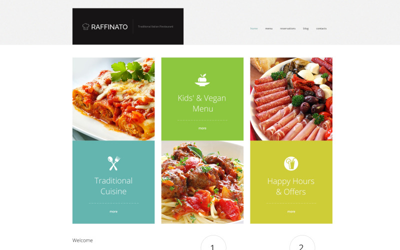 Thème WordPress pour restaurant fantaisie
