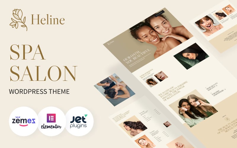 Heline - Tema de WordPress para spa y salón de belleza