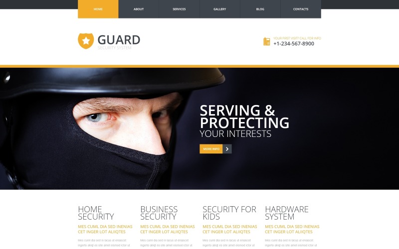 слесарь отзывчивый шаблон joomla