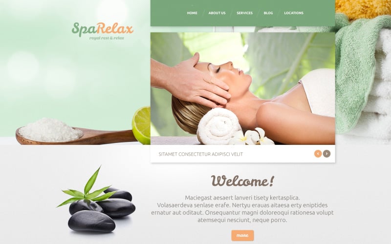 спа салон wordpress тема