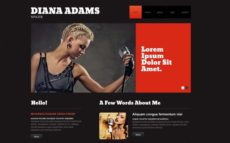 Tema WordPress reattivo per la musica