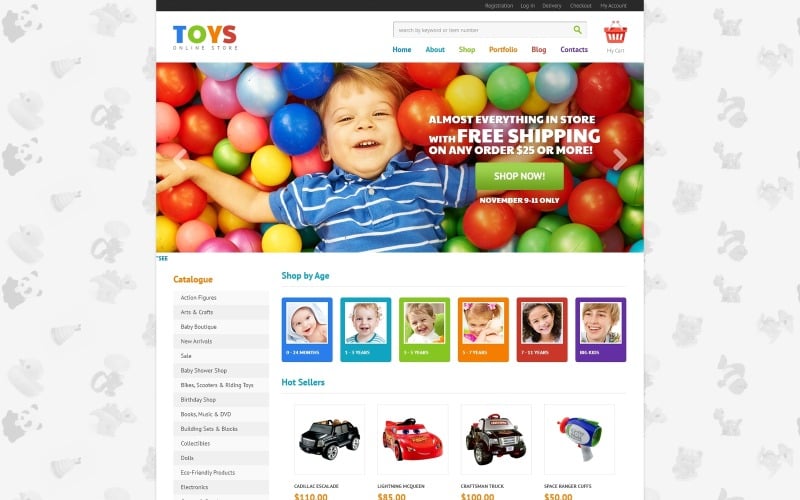 toy shop website