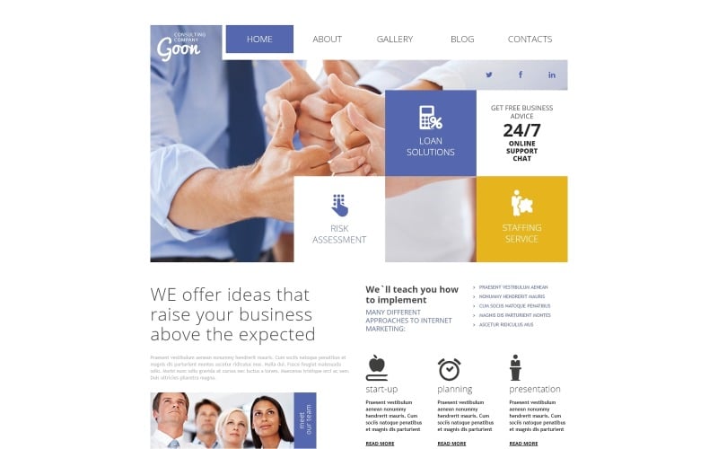 Consulting Agency Joomla Template