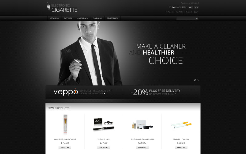 Dohányra érzékeny Magento téma