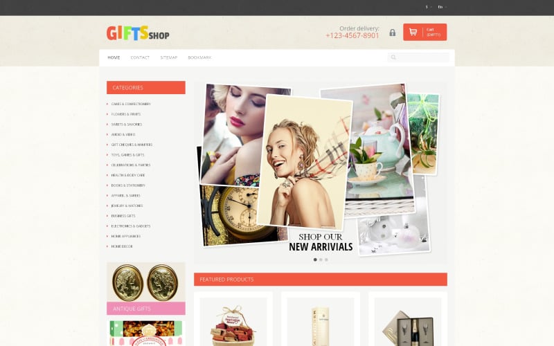 Gifts for Every Occasion PrestaShop Theme