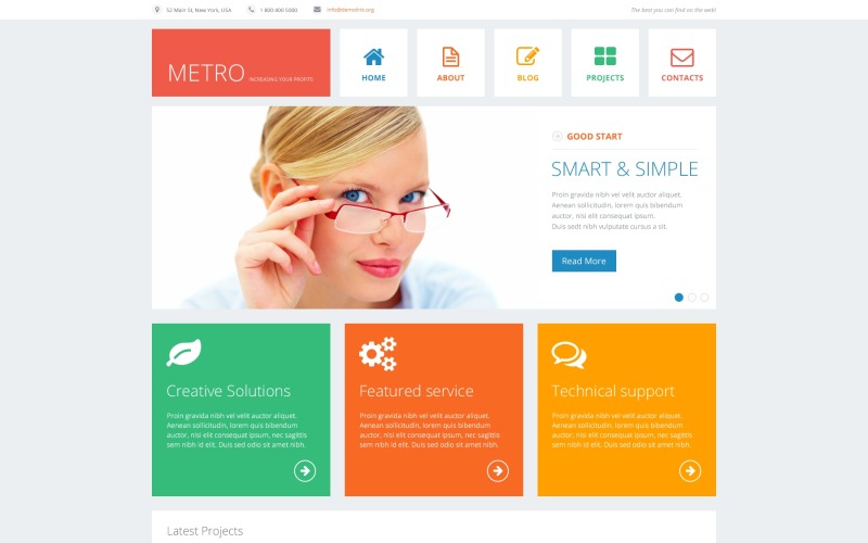 Szablon Joomla responsywny doradcy finansowego