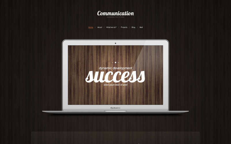 Communicatie-responsief WordPress-thema