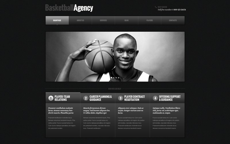 Kosárlabda érzékeny WordPress téma