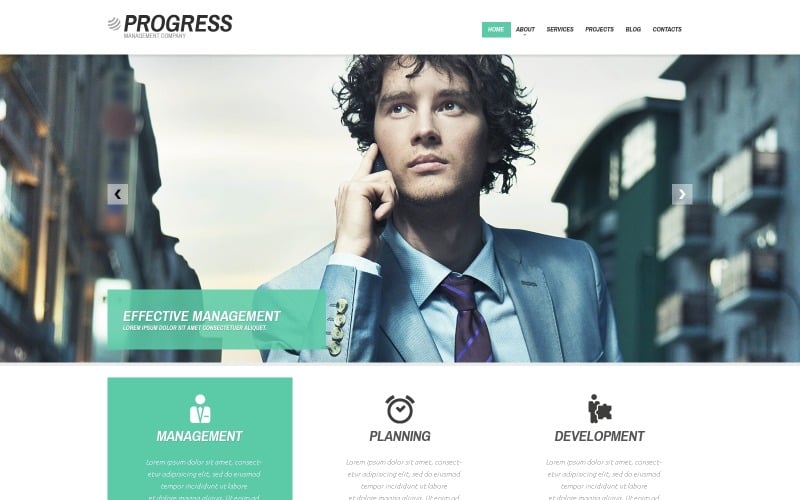 Management Company Responsive WordPress Theme