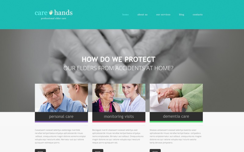 Rehabilitációra reagáló WordPress téma