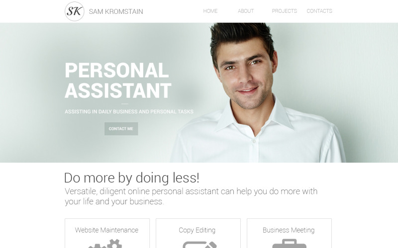Konsultativ responsiv webbplatsmall