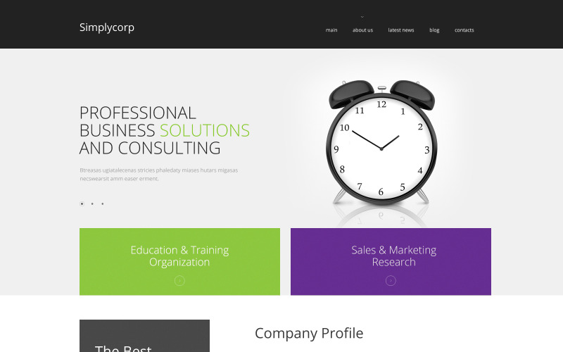 Thème WordPress Simplycorp