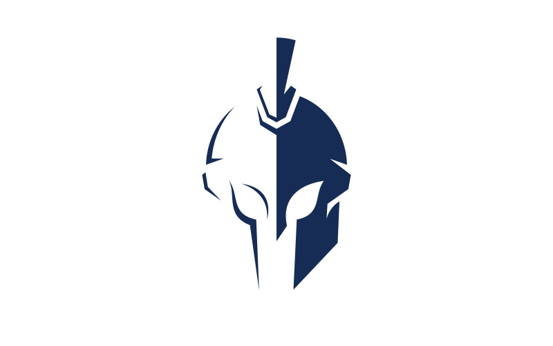 Logo Spartan Helmet vector design. Logo Spartan 3