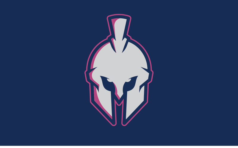 Logo Spartan Helmet vector design. Spartan Logo 4