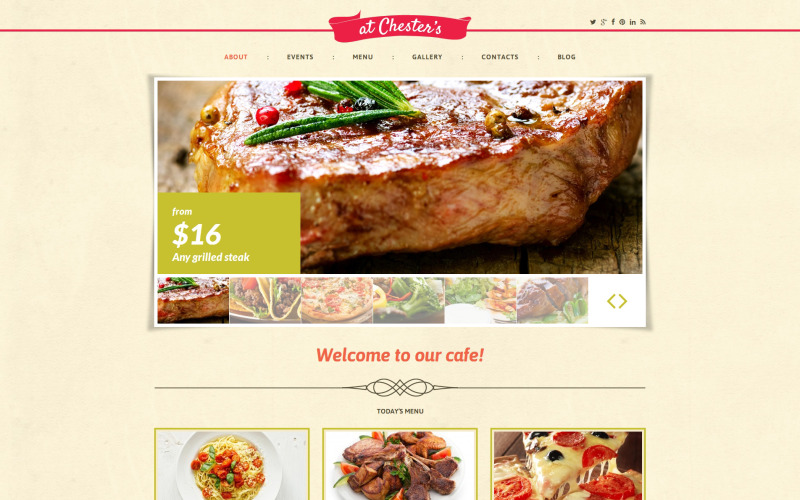 Koktélbár érzékeny WordPress téma