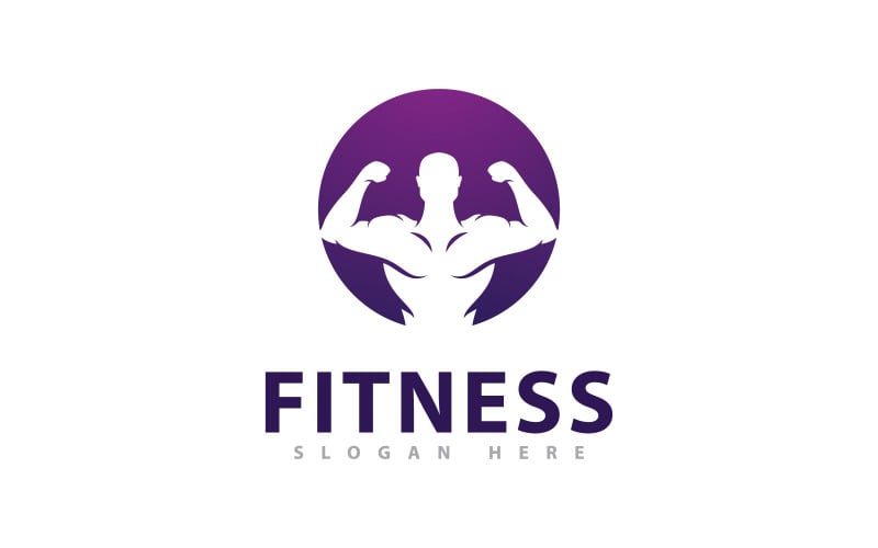 Modèle de conception de logo de salle de sport, symboles créatifs de club de fitness 11