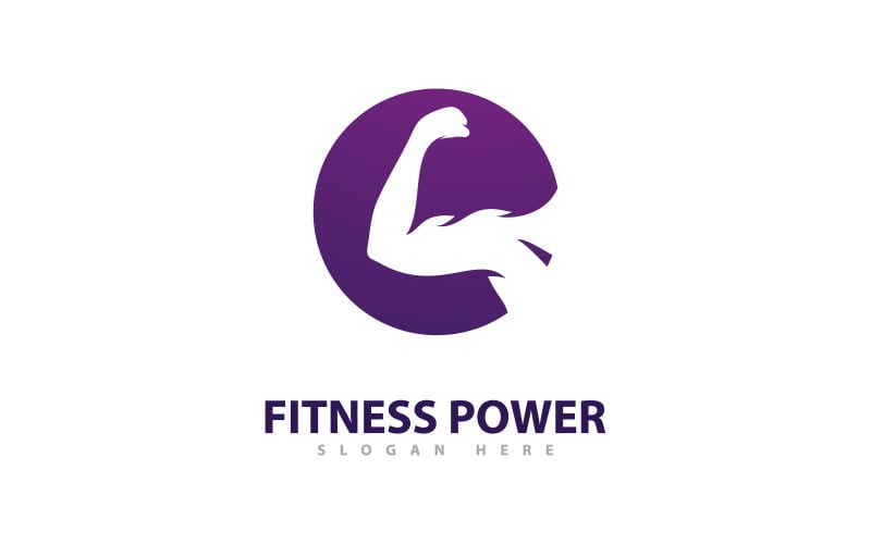 Šablona návrhu loga tělocvičny, kreativní symboly fitness klubu 12