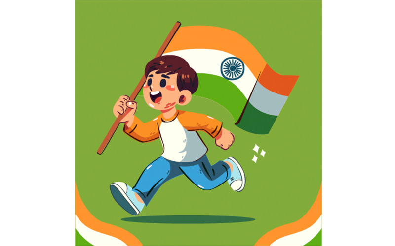 Illustration Indien Republikens dag