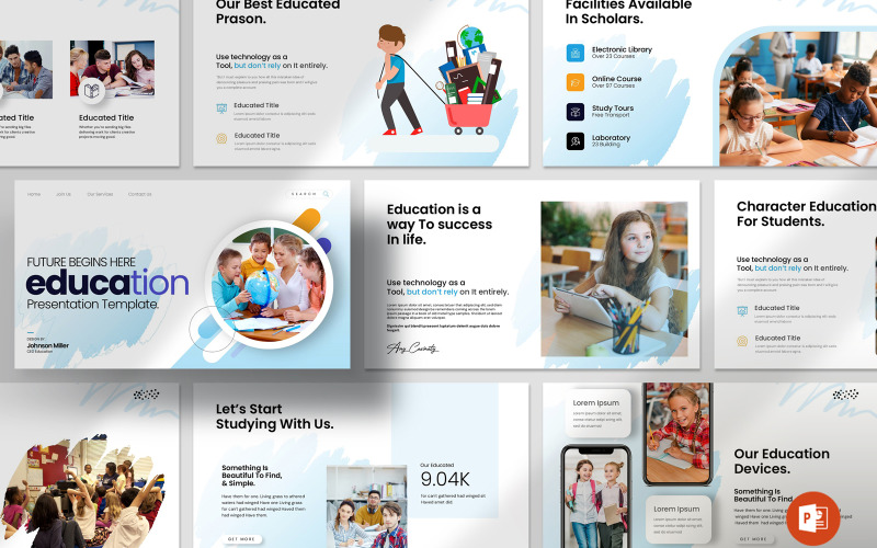 Modello di presentazione educativa Il futuro inizia qui