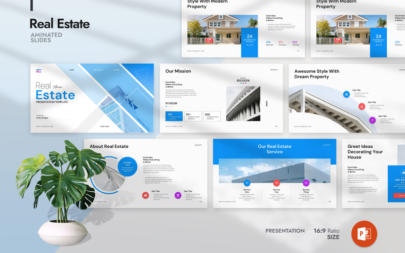 Modello di presentazione immobiliare fantastico