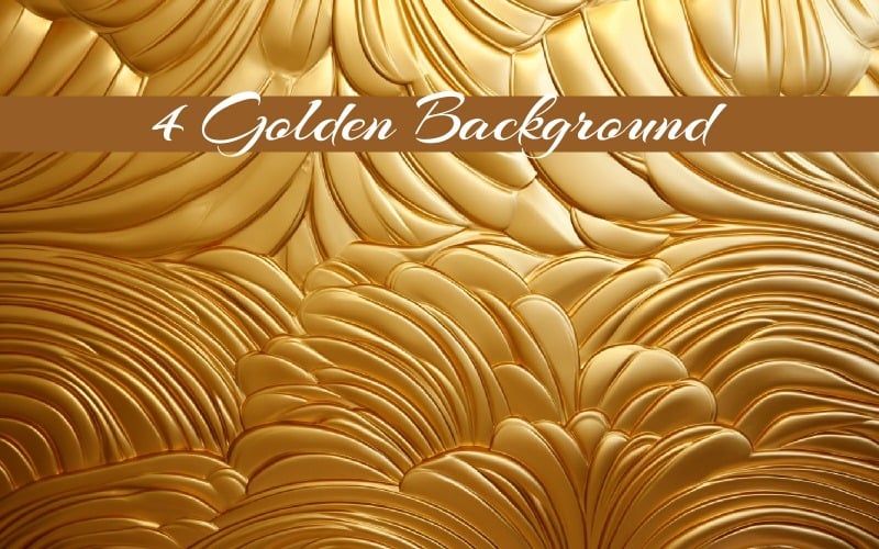 Een gouden patroon muur textuur achtergrond