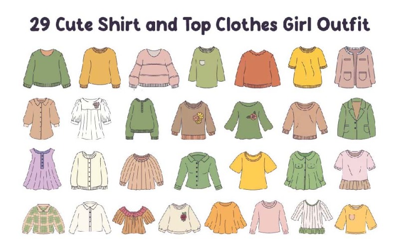 29 Leuke Shirt en Top Kleding Meisjes Outfit