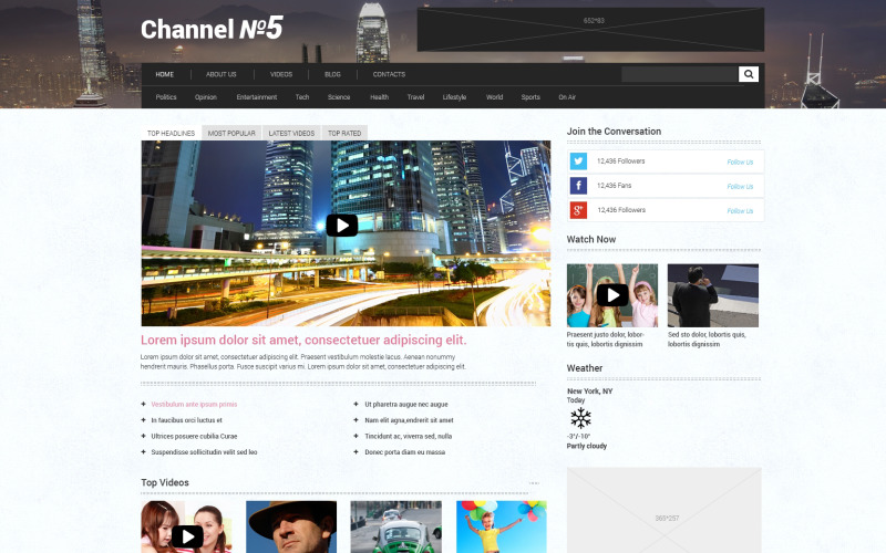 Muziek responsief WordPress-thema