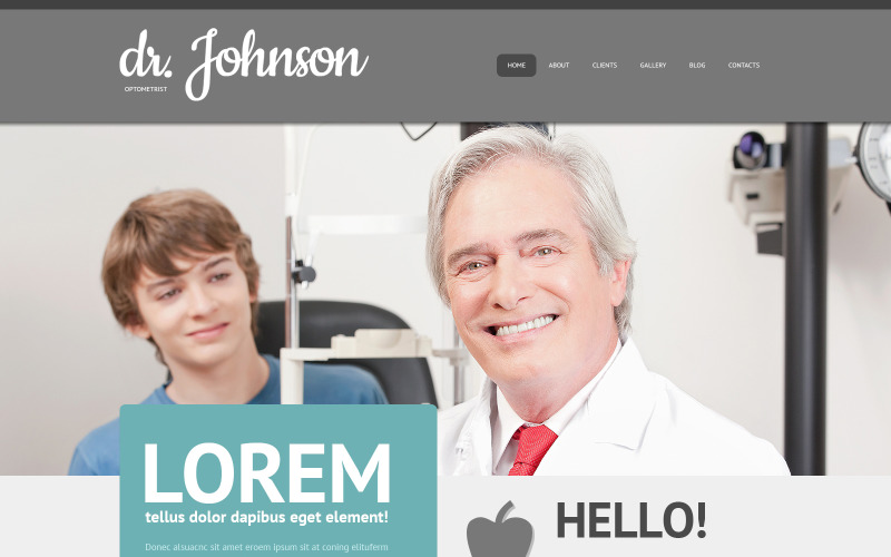 Optometrist'in Duyarlı WordPress Teması