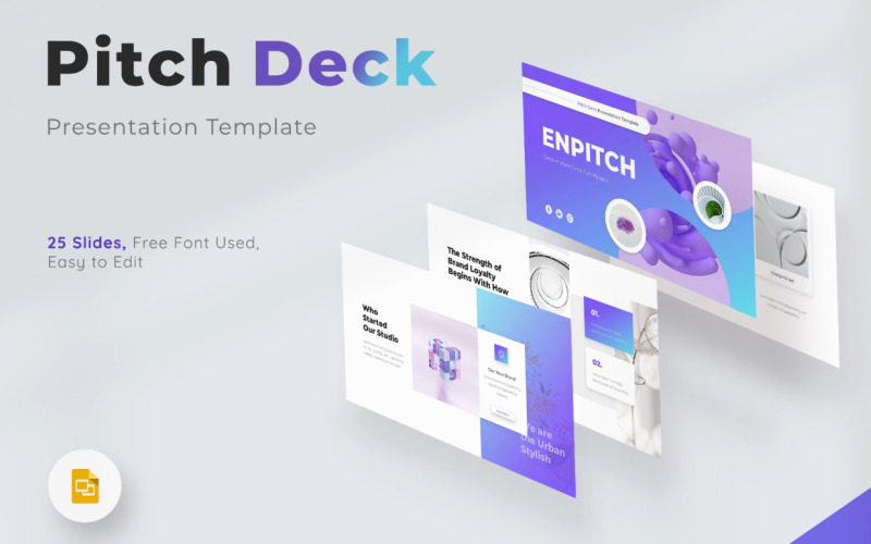 Enpitch- Pitch deck Шаблон презентации Google Slides