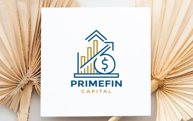 Modèle de logo financier élégant pour les banques, les sociétés d'investissement et les services financiers