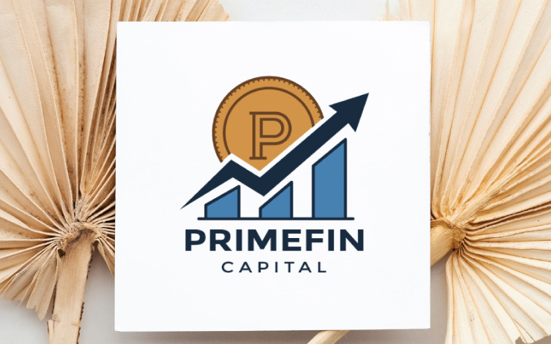 Modern finansiell logotypdesignmall för pålitlig varumärkesidentitet