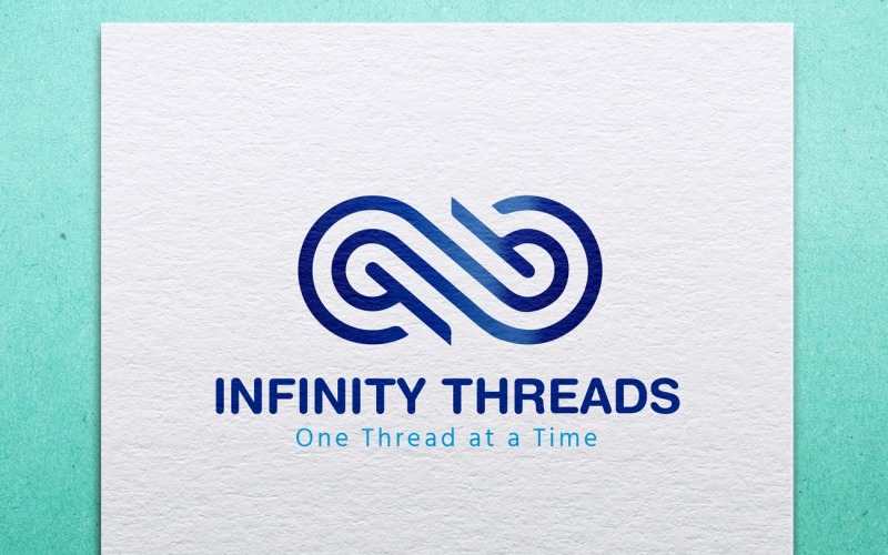 INFINITY THREADS Company logo Template