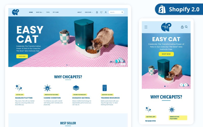CHIC & PETS - 最佳 Shopify 宠物主题商店 | OS 2.0