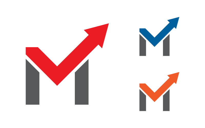 Faster Arrow Professionele Financiële Logo Sjabloon v.28