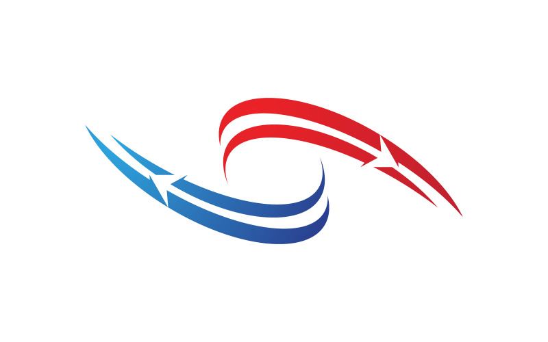Faster Arrow Profesyonel Finansal Logo Şablonu v.10