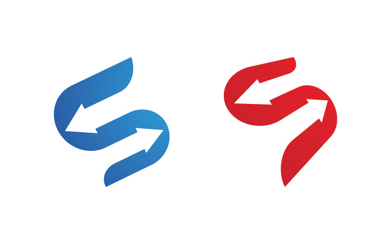 Faster Arrow 专业金融徽标模板 v.26