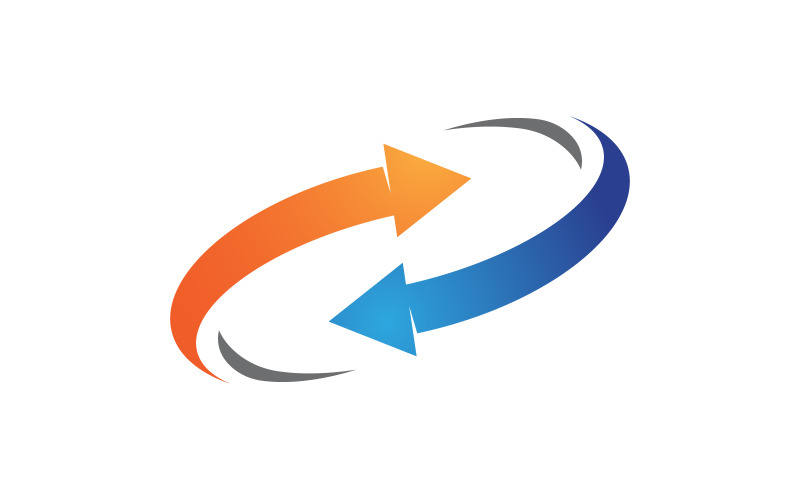 Modello di logo finanziario professionale Faster Arrow v.5