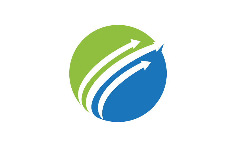 Modelo de logotipo financeiro profissional Faster Arrow v.13