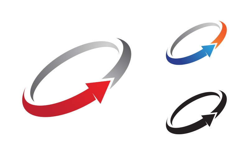 Modelo de logotipo financeiro profissional Faster Arrow v.1