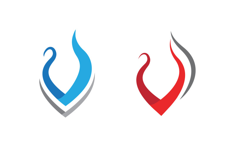 V Letter elementen persoonlijk Logo Template vector illustratie ontwerp v.2