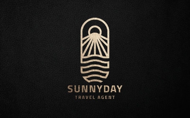 Sunny Day Reisagent Professioneel Logo