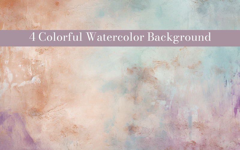 A colorful watercolor background