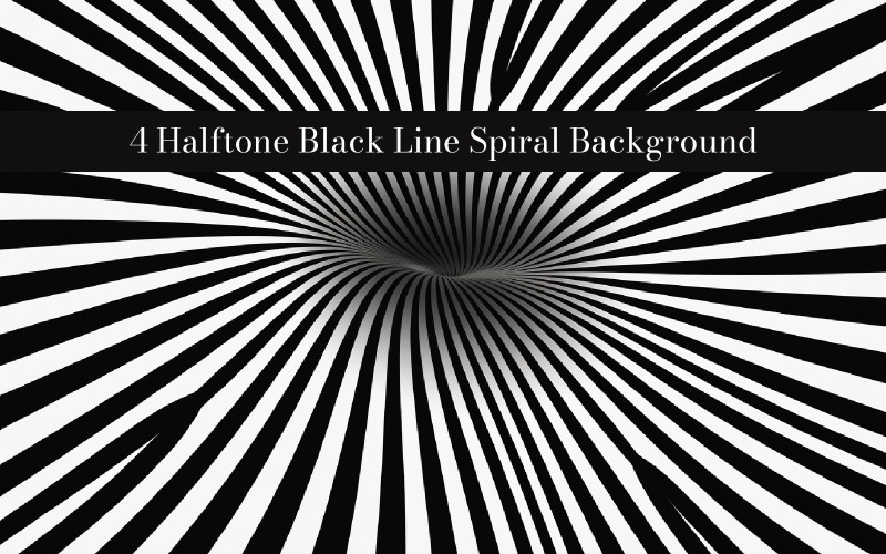 En halvton svart linje spiral bakgrund