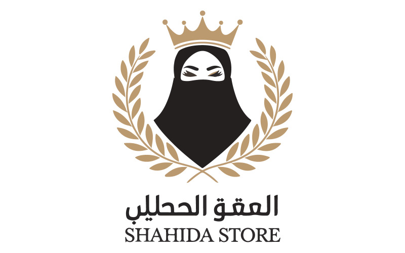 Imagen del logotipo de una mujer con niqab