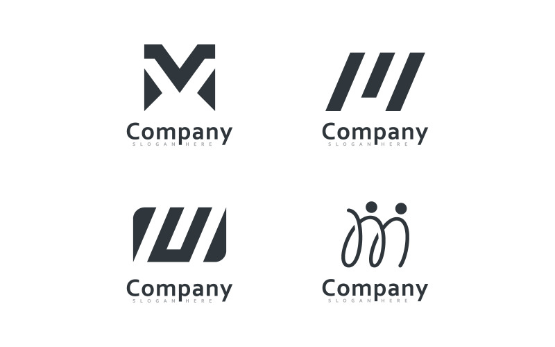 M e V MV logo design vettoriale, logo iniziale creativo design vettoriale 15