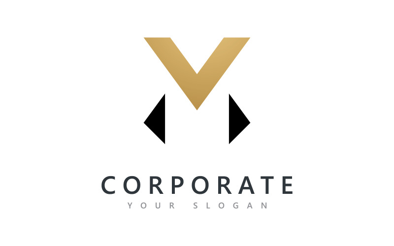 M en V MV logo vector ontwerp, Creatief initieel logo vector ontwerp 8
