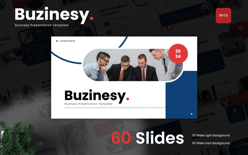 Buzinesy – Business PowerPoint sablon