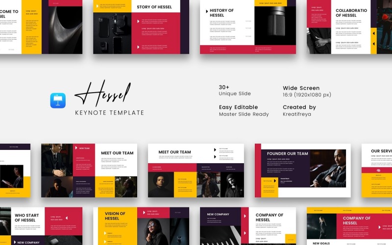Hessel – 商业 PowerPoint 模板